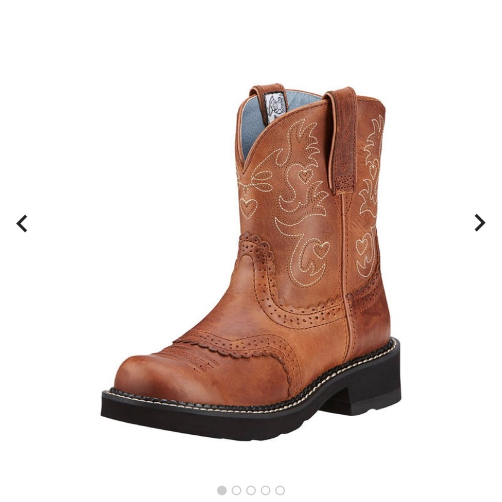 Ariat so 8.5 Womens brown Fatbaby Saddle western boots brand new never worn